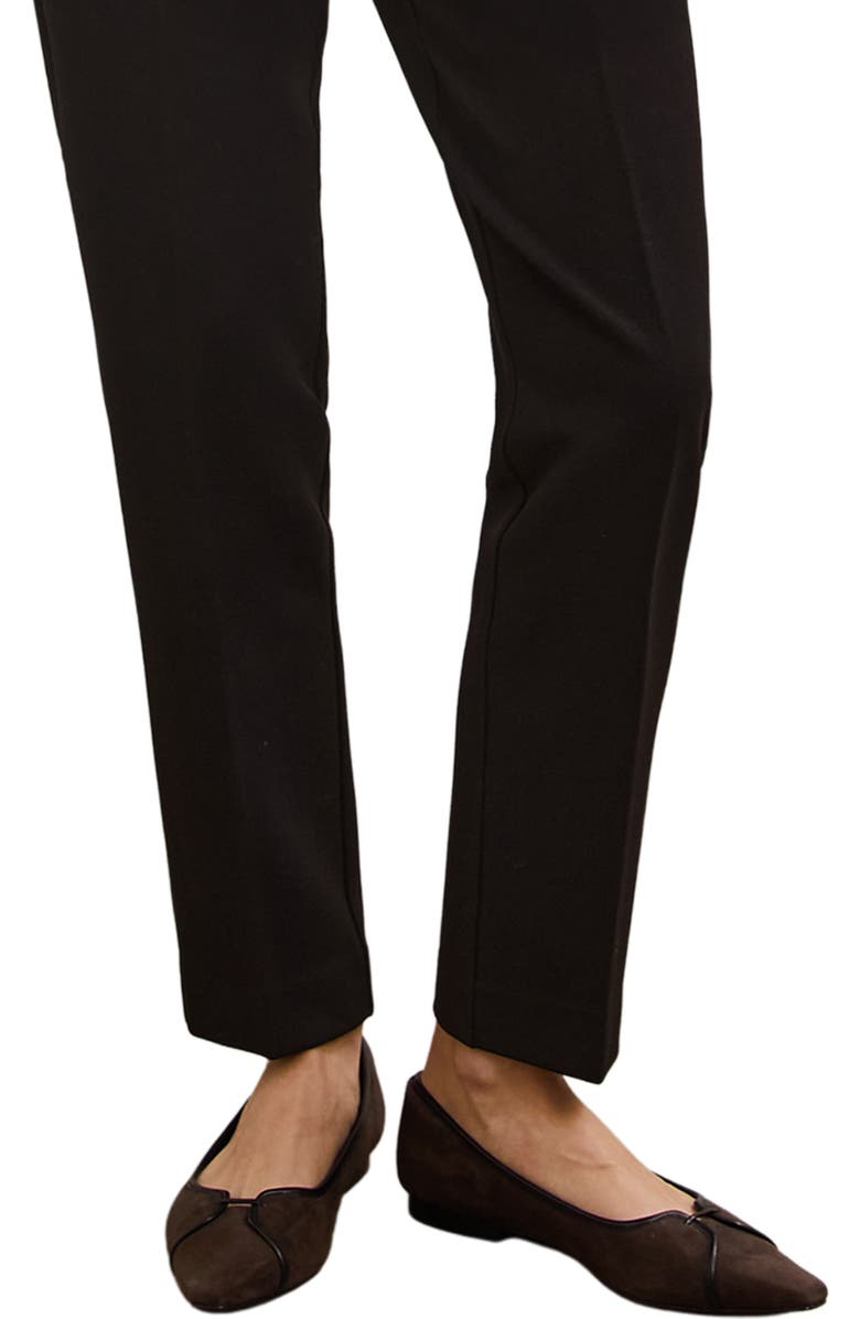 Reiss Evelyn Ballet Flat, Alternate, color, Chocolate