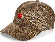 Steve Madden Final Rose Leopard Baseball Cap