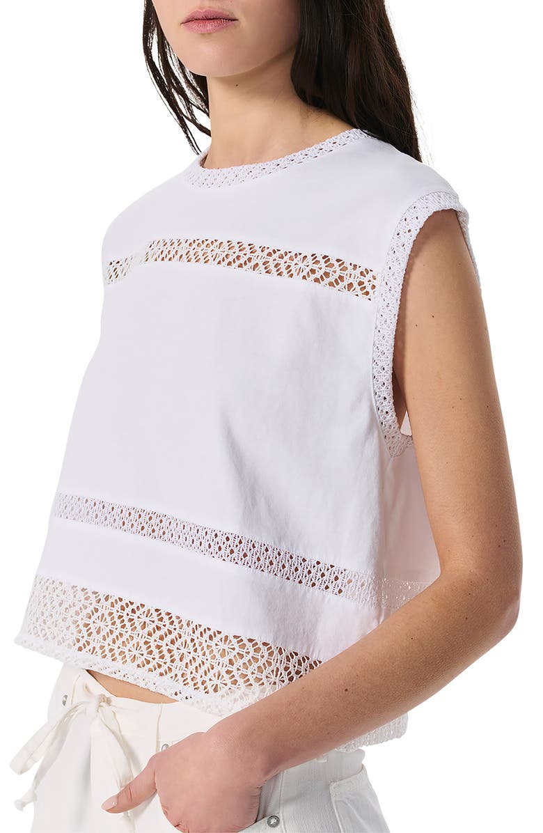 rag & bone Rosie Muscle Tank, Alternate, color, White