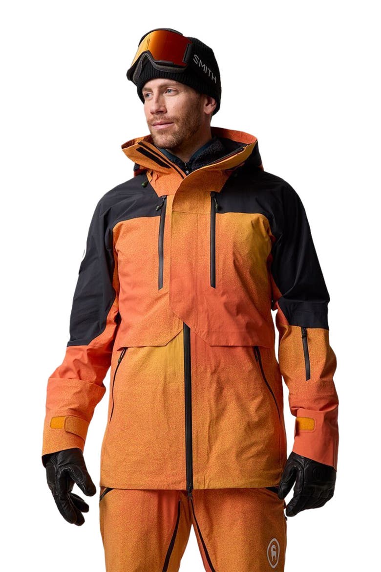 Cottonwoods Lt Xpore 3L Jacket - Men's, Main, color, Boundary Orange Ombre/Black