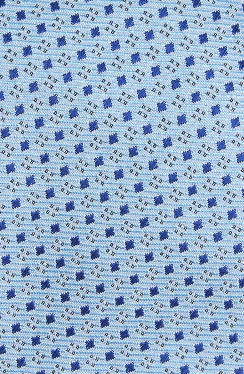 BOSS Floral Silk Blend Jacquard Tie, Alternate, color, Light Blue