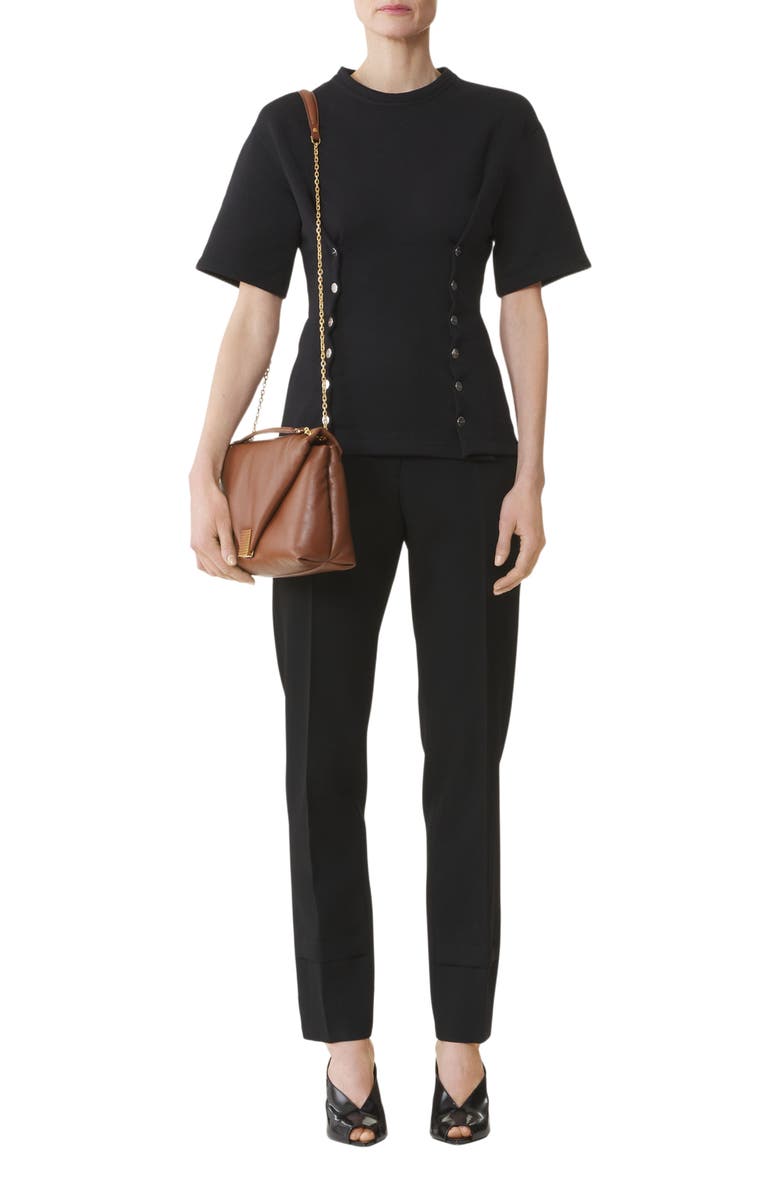 Lanvin Cotton Fleece And Cashmere T-Shirt, Main, color,