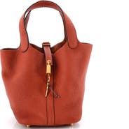 Pre-Owned Hermes Picotin Lock Bag Clemence PM