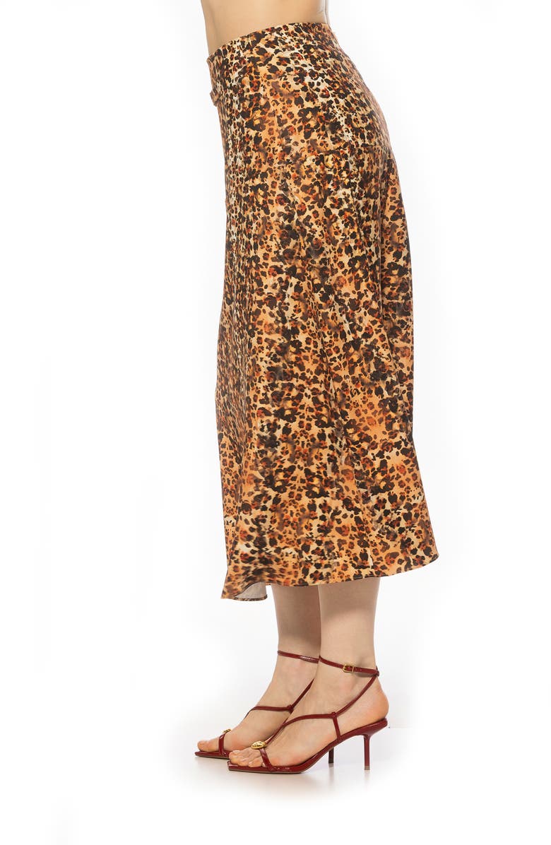Alexia Admor Esres Flared Midi Skirt, Alternate, color, Leopard
