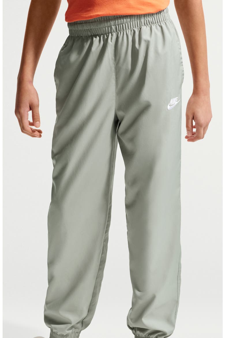 Kids' Sportswear Club Joggers, Alternate, color, SPRUCE FOG/ WHITE