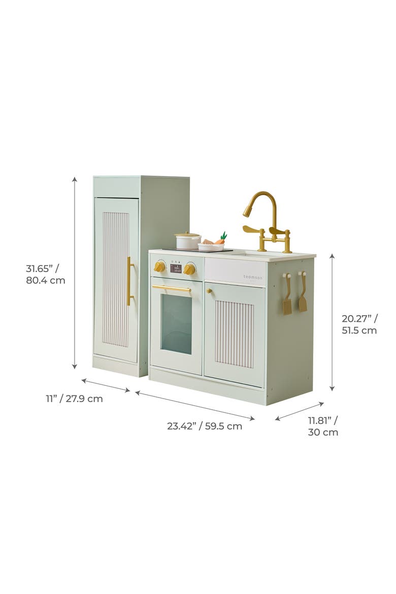 Little Chef Chester Play Kitchen & Accessories, Alternate, color, GREEN
