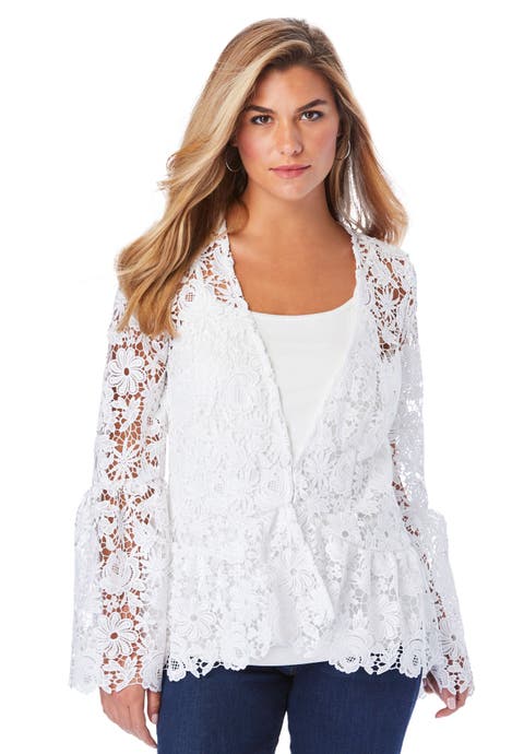 Bell Sleeve Lace Jacket