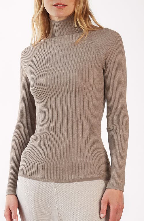 oyun Classic Rib Mock Neck in Sable  product