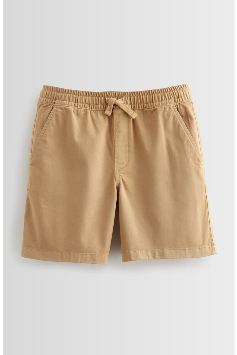Kids' Essential Stretch Twill Shorts, Main, color, TAN STOCK