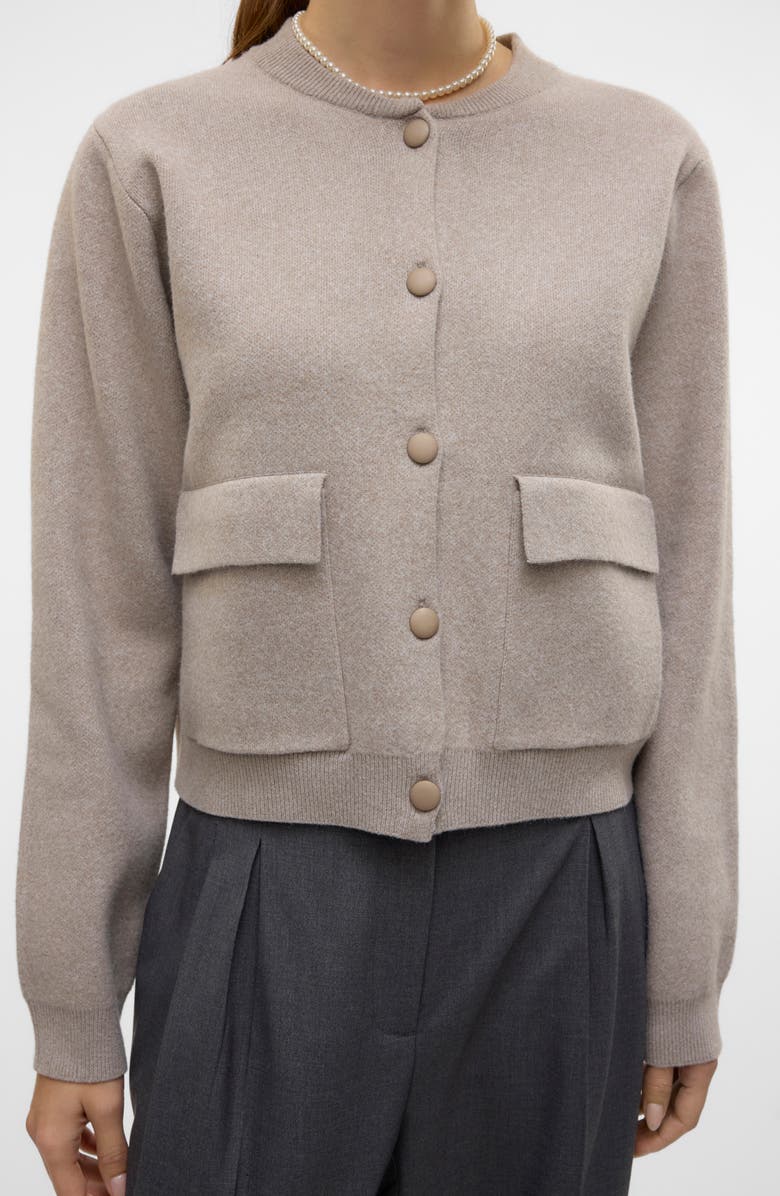 VERO MODA Apple Pocket Bomber Cardigan, Alternate, color,