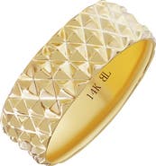 Bony Levy 14K Gold Textured Band Ring