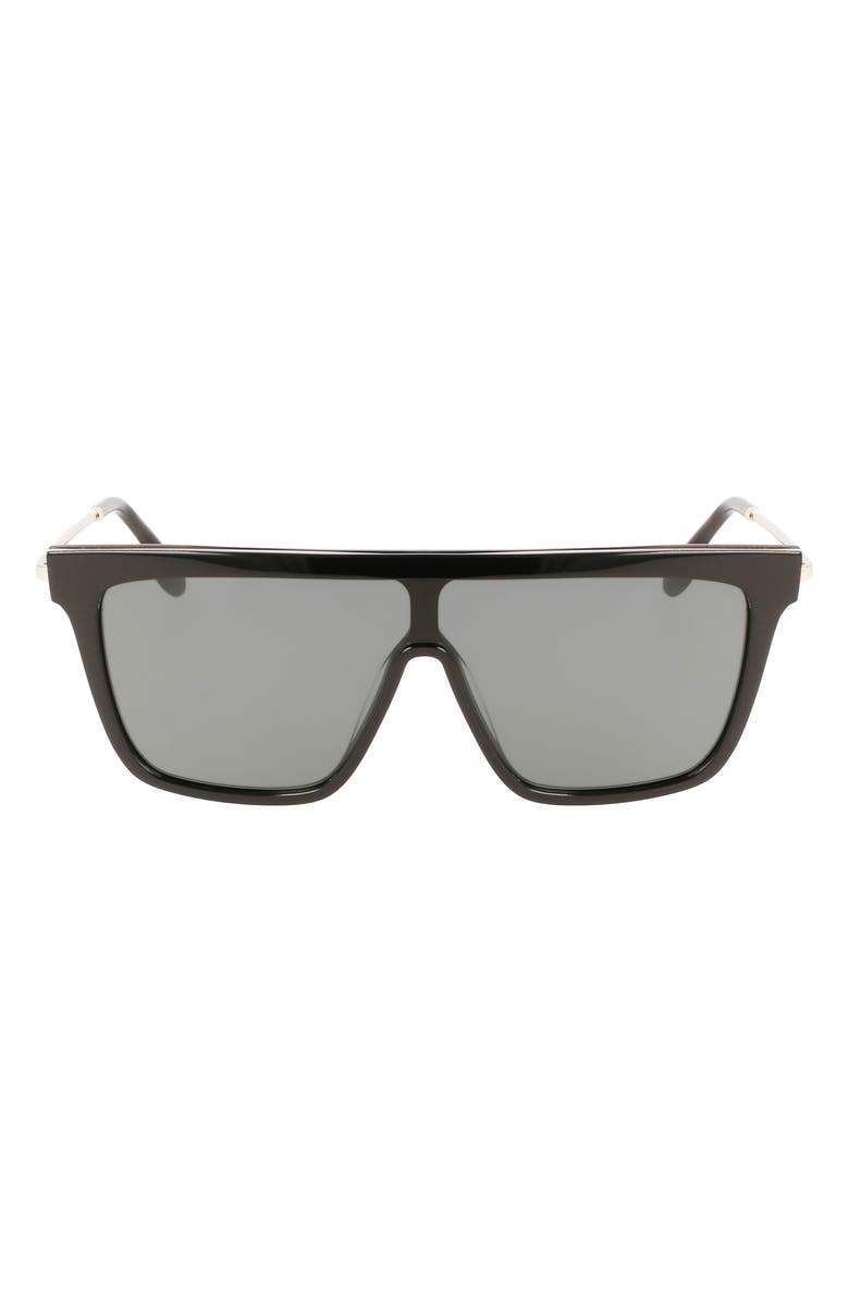 Victoria Beckham 53mm Shield Sunglasses, Main, color, 