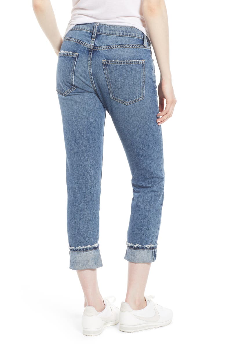 Current/Elliott The Fling Cuff Boyfriend Jeans, Alternate, color,
