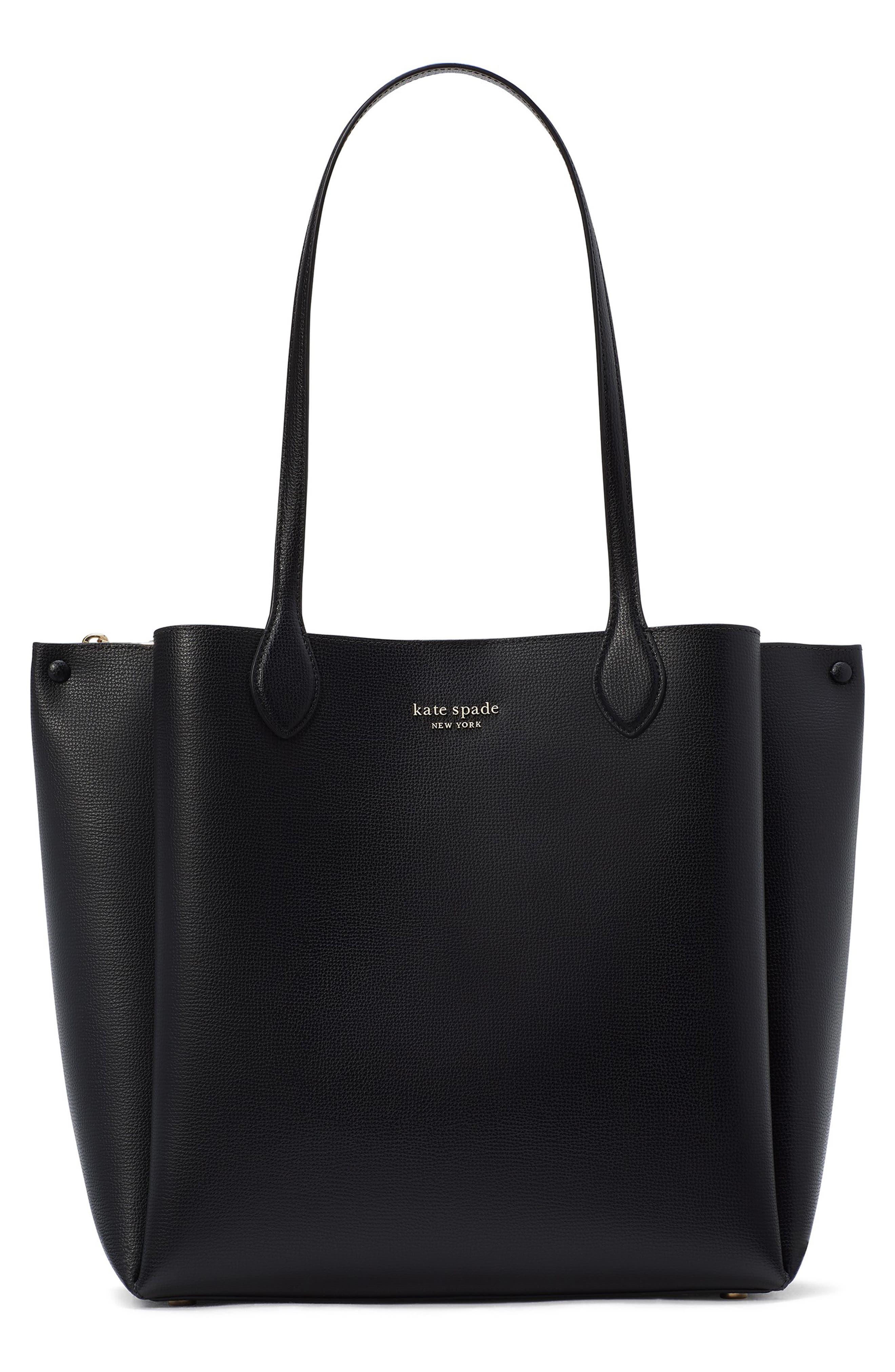 Kate Spade New York large carlyle leather tote, Main, color, 