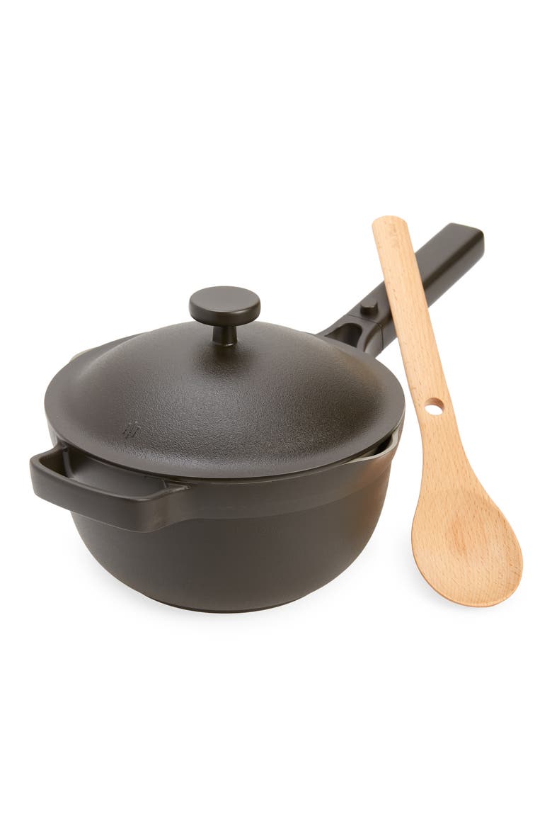 Ceramic Nonstick Perfect Pot, 2.75 Qt., Main, color, CHAR