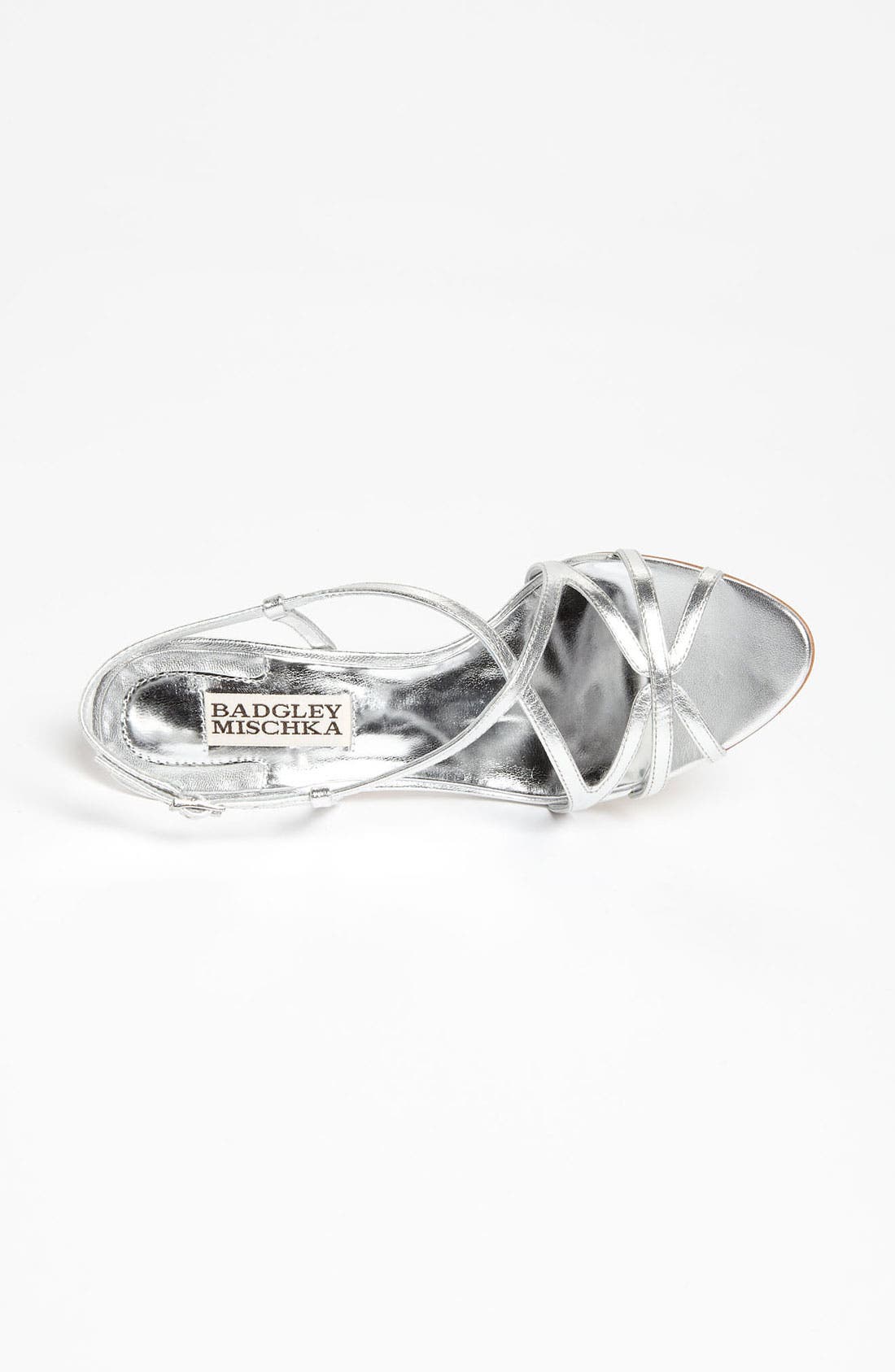Badgley Mischka 'Ava II' Sandal, Alternate, color, SILVER