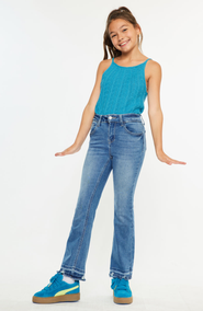 KanCan Bibi High-Rise Cropped Bootcut Jeans