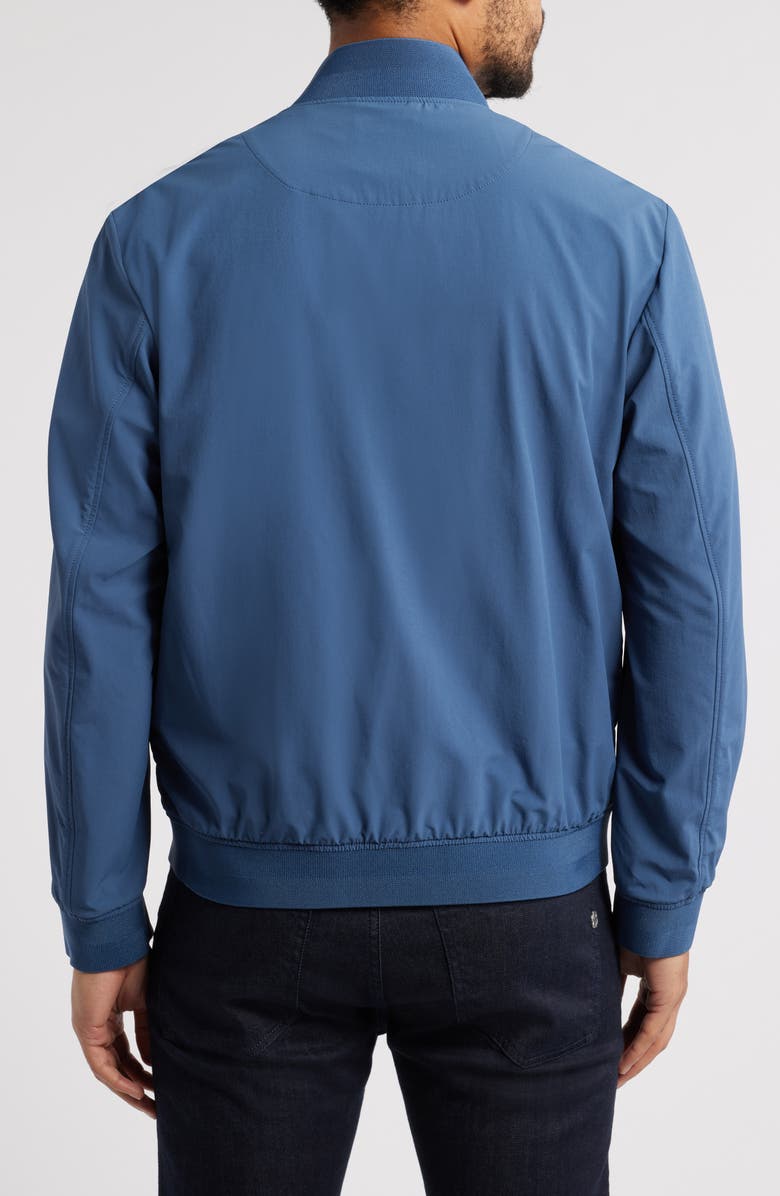 BOSS Hanry Stretch Nylon Bomber Jacket, Alternate, color, 