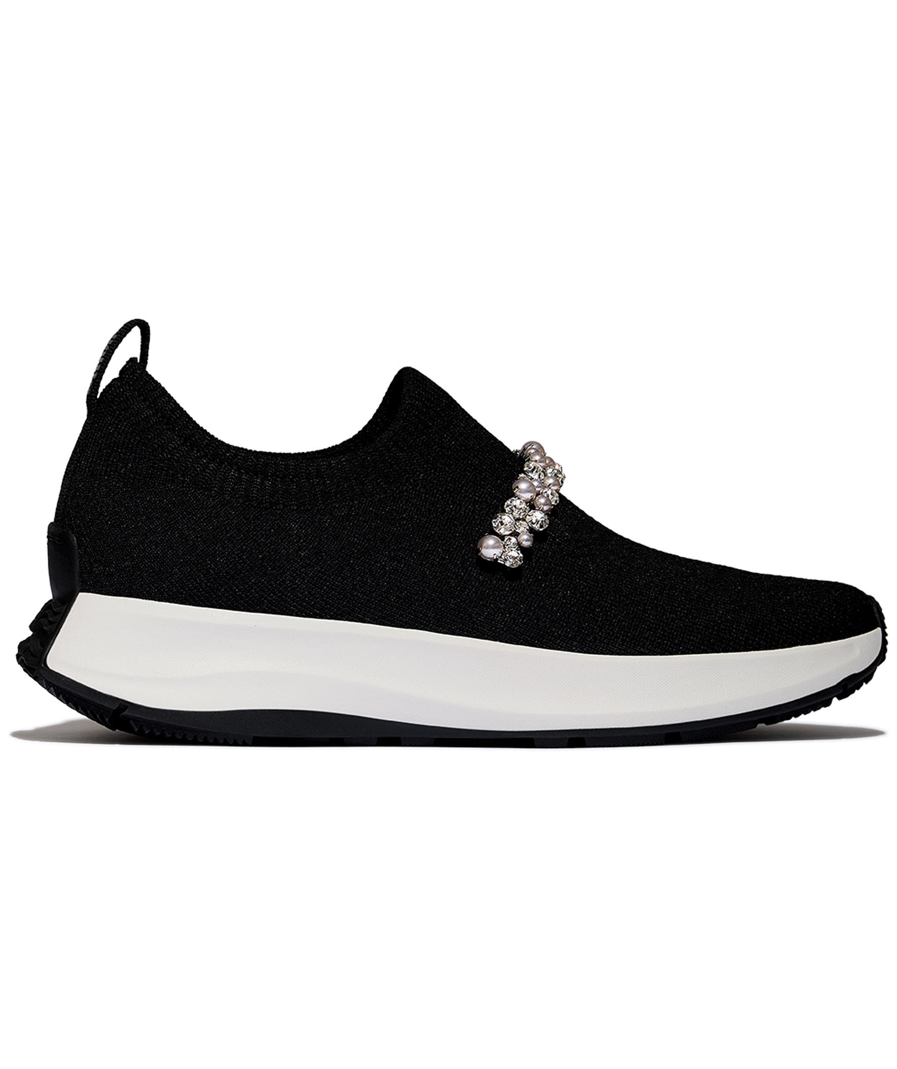 F Mode Flow Pearls Sneakers, Alternate, color, Black