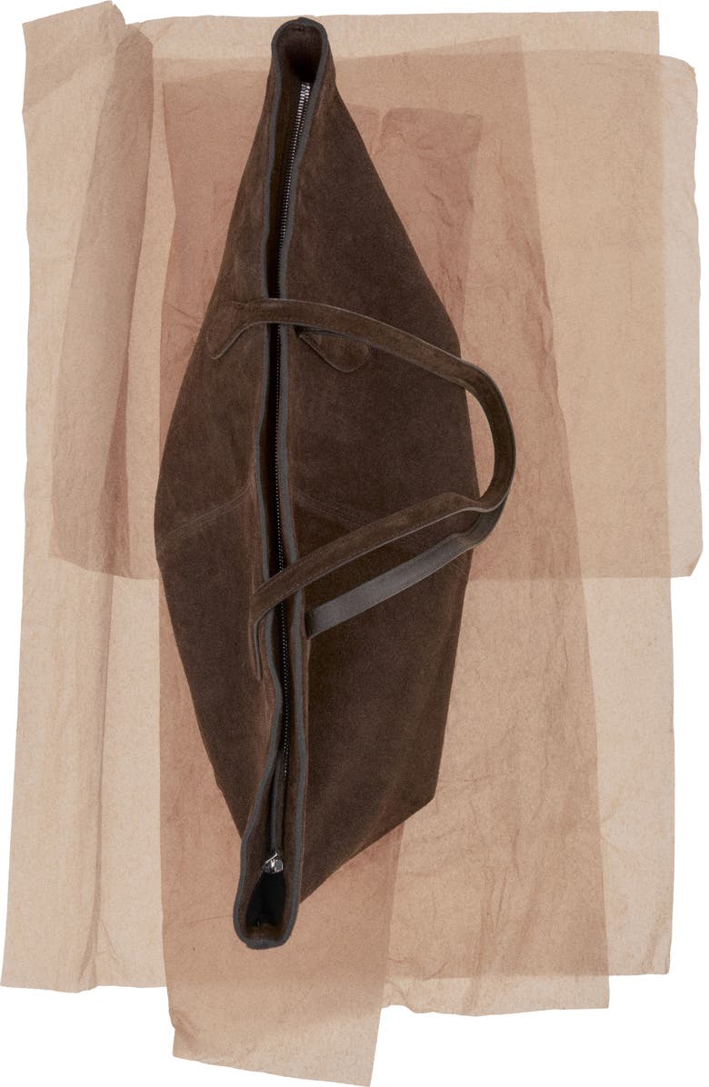 MANGO Suede Shopper Bag, Alternate, color,