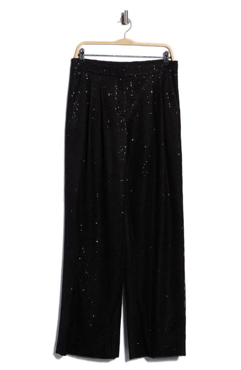 Sulli Sequin Wide Leg Pants