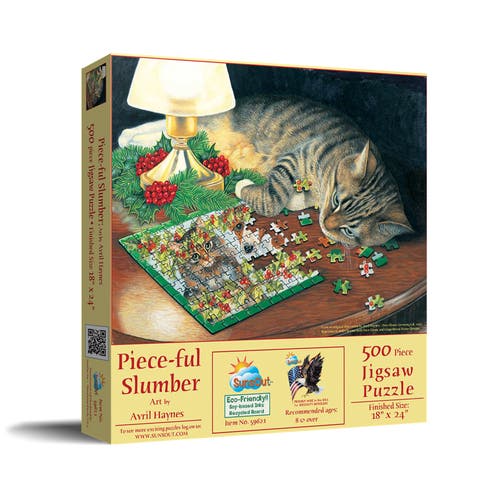 Piece-ful Slumber 500 piece Jigsaw Puzzle for Adults