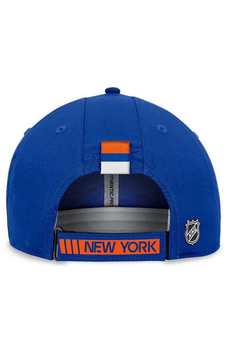 FANATICS Men's Fanatics Branded  Royal New York Islanders Authentic Pro Rink Adjustable Hat, Alternate, color, 