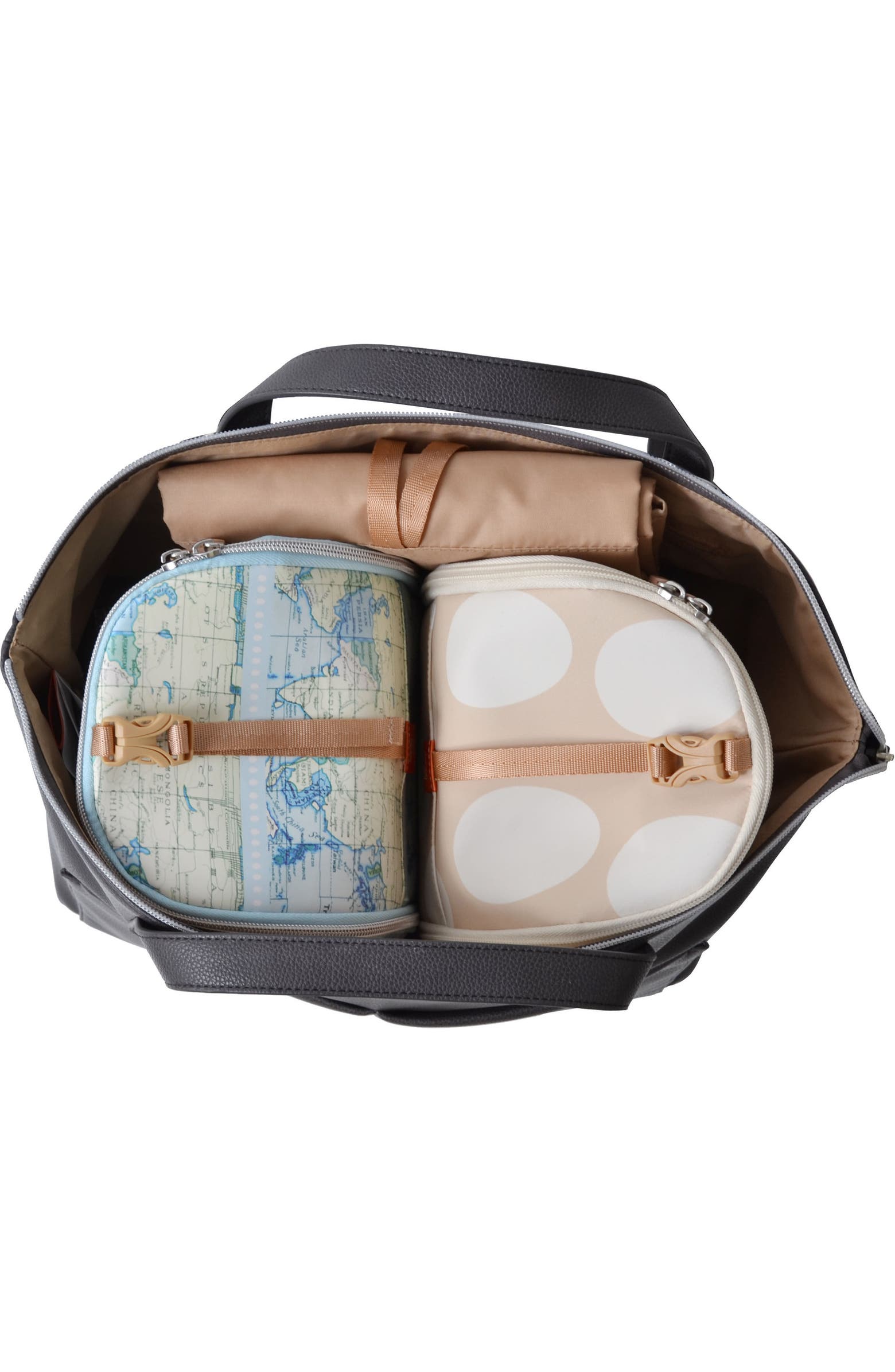 PacaPod Saunton Faux Leather Convertible Diaper Backpack | Nordstrom