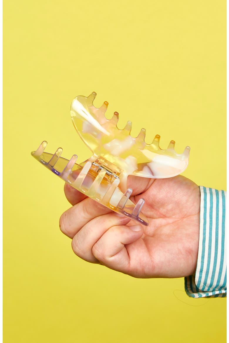 Baby Dolly Claw Clip, Alternate, color, YELLOW MULTI