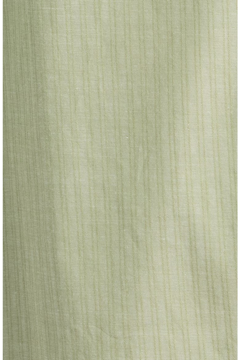 Summer Cotton Button-Up Shirt, Alternate, color, SAGE STRIPE