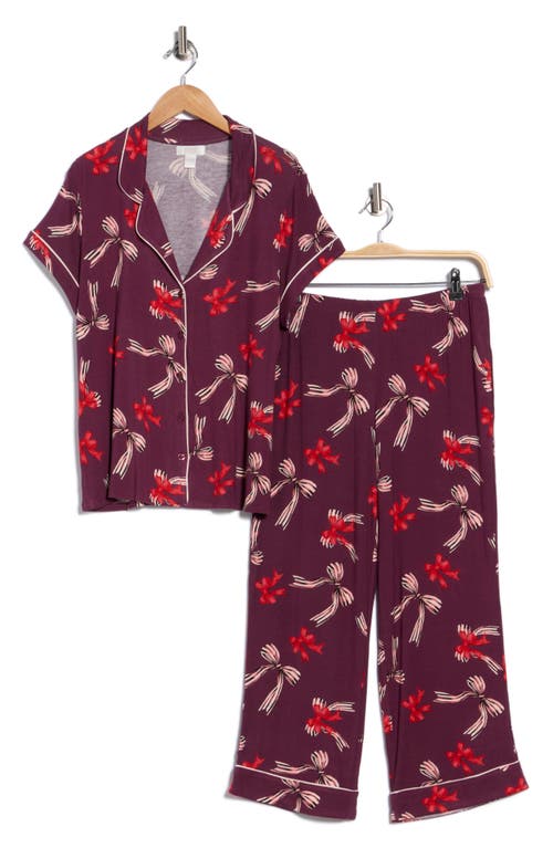 Nordstrom Rack Tranquility Cropped Pajamas In Purple