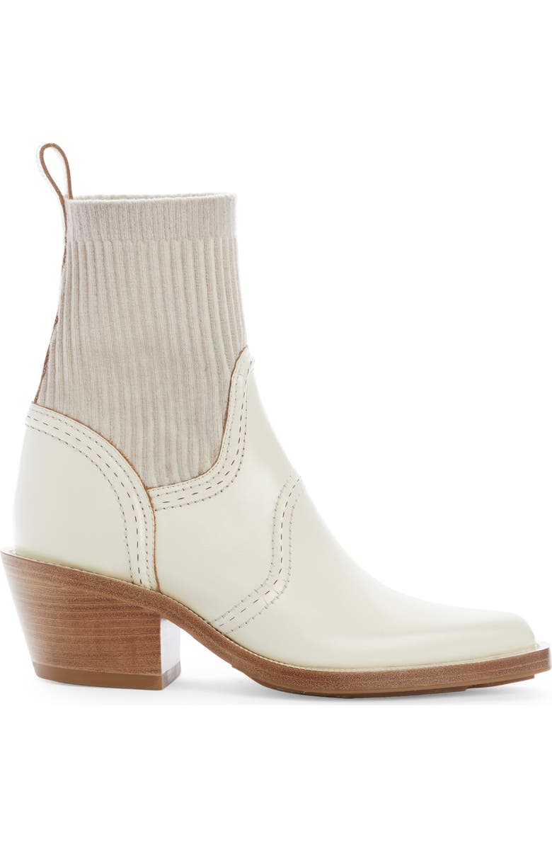 Chloé Nellie Western Sock Bootie, Alternate, color,