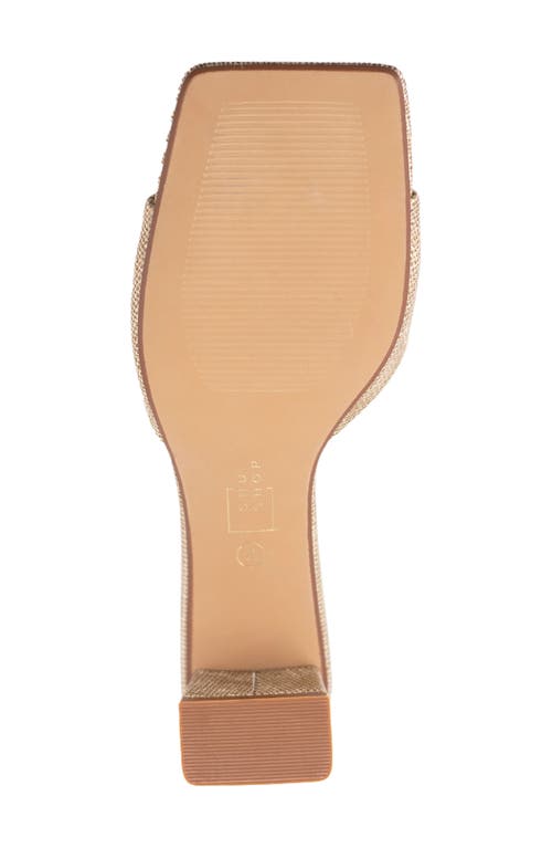 Shushop Forture Kitten Heel Slide Sandal