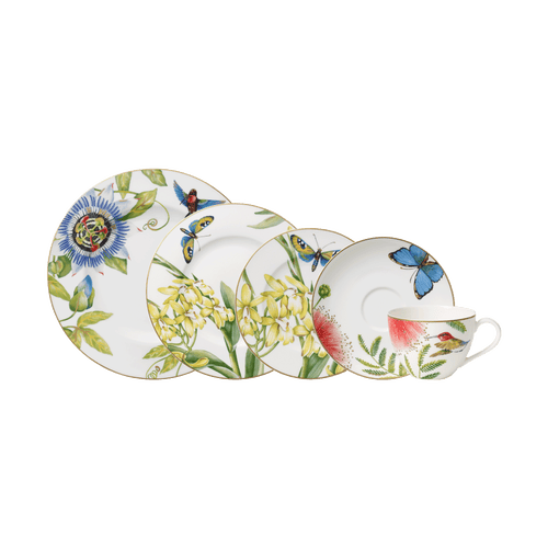Villeroy & Boch Amazonia Anmut 5 Piece Place Set In White
