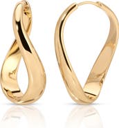 Ettika Twisted Hoop Earrings