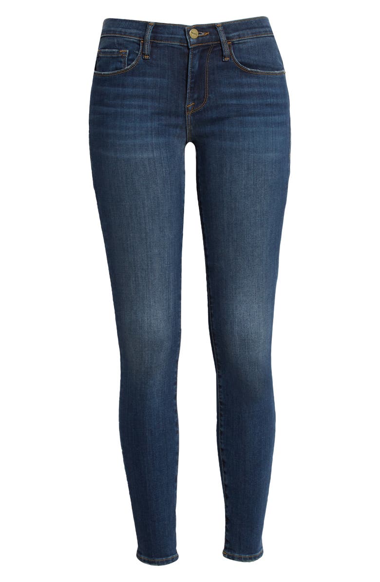 FRAME Le Skinny de Jeanne Ankle Skinny Jeans, Alternate, color, 