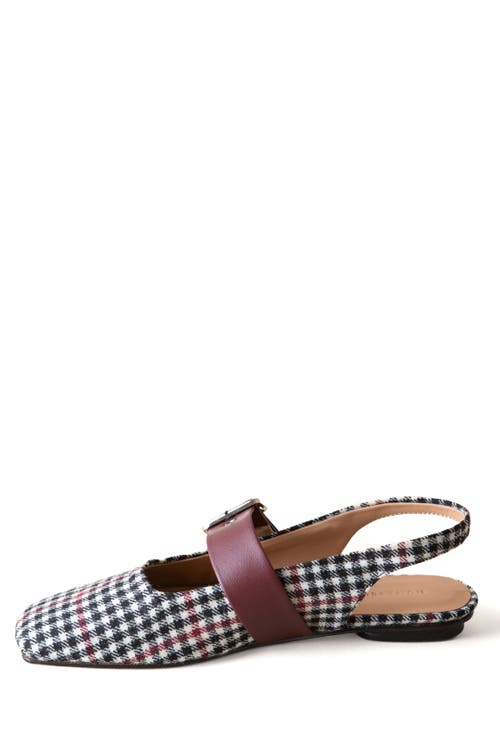 Huma Blanco Farrah Slingback Flat In Multi