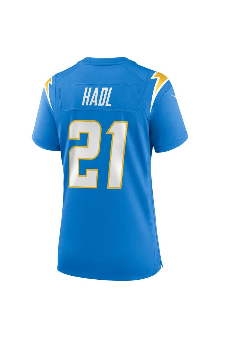 Women's Nike John Hadl Powder Blue Los Angeles Chargers Game Retired Player Jersey, Alternate, color, Powder Blue