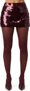 Naked Wardrobe Sequin Miniskirt