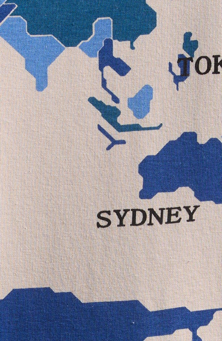 TINY TRIBE World Tour Cotton Romper, Alternate, color, Grey