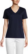 Lands' End Supima Cotton V-Neck T-Shirt