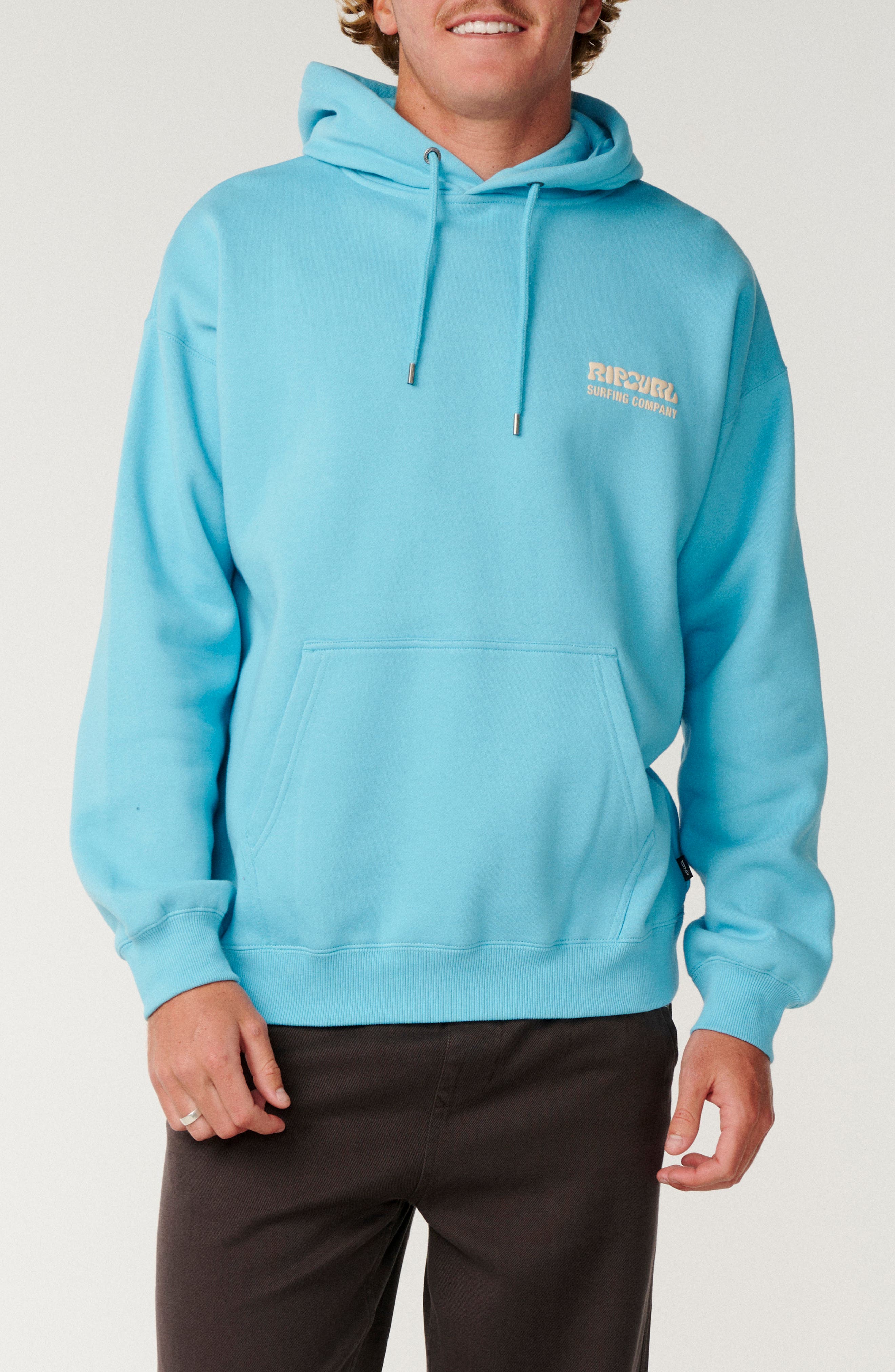Surf Coating Rip Curl Surf Puff Fleece Pullover Hoodie (Men) | Nordstrom