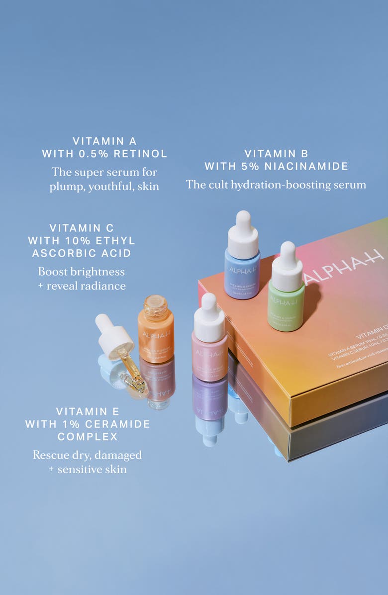 Alpha-H Vitamin Serum 4-Piece Discovery Set $120 Value, Alternate, color, 