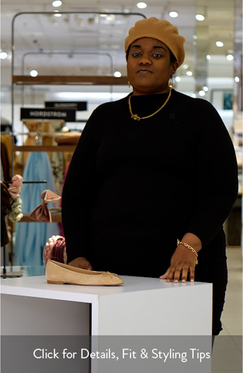 Kara Cap Toe Ballet Flat, sales video thumbnail