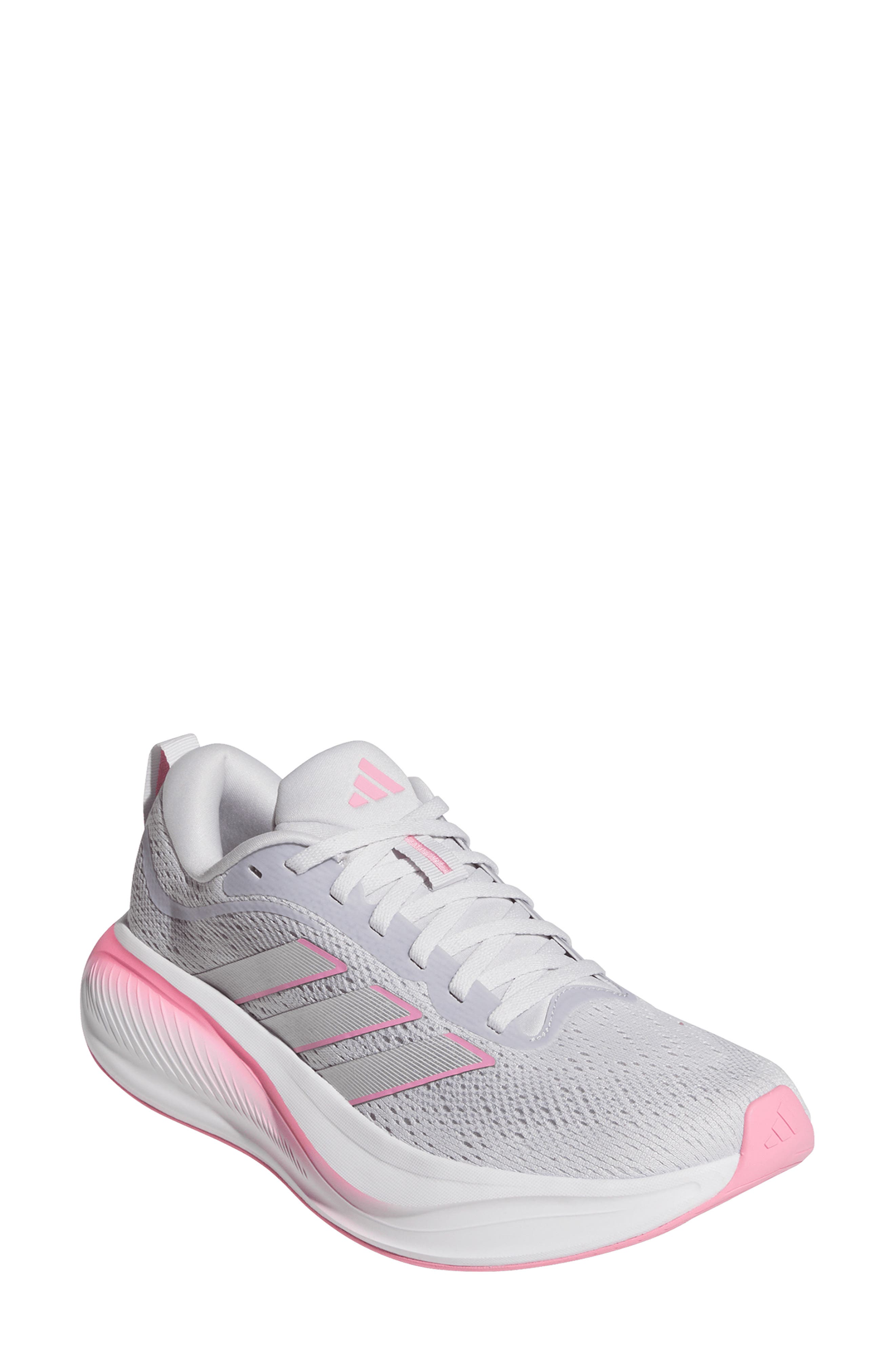 adidas Response Pace Running Shoe, Main, color, Dash Grey/ Silver/ Pink