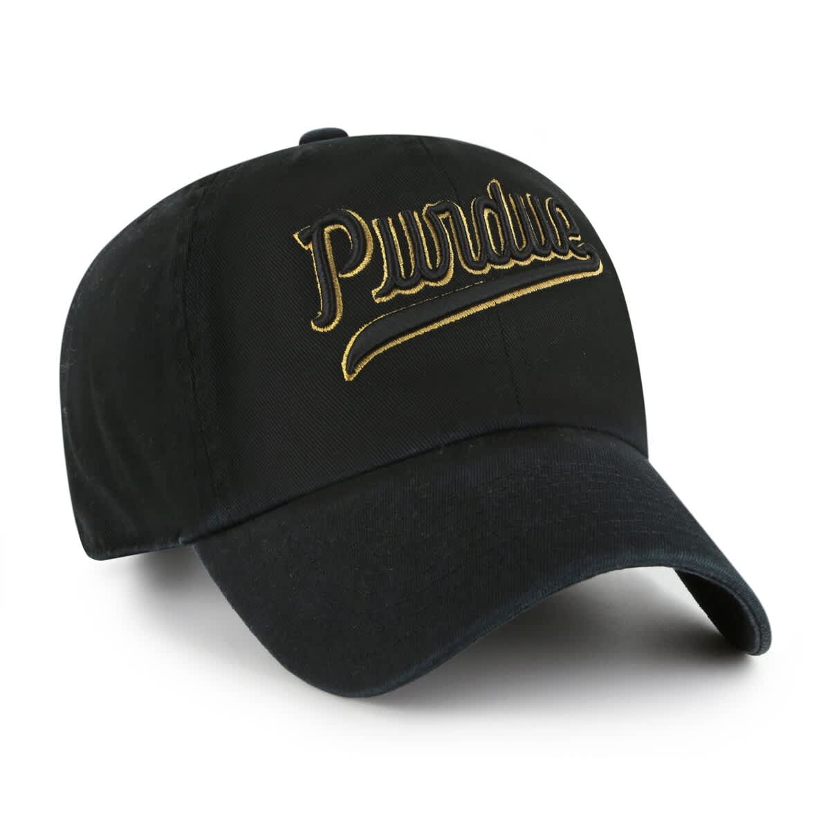 '47 Men's '47 Black Purdue Boilermakers Vault Clean Up Adjustable Hat ...