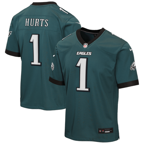 Youth Nike Jalen Hurts Midnight Green Philadelphia Eagles Team Game Jersey