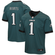 Nike Youth Nike Jalen Hurts Midnight Green Philadelphia Eagles Team Game Jersey