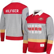 Tommy Hilfiger Men's Tommy Hilfiger Scarlet San Francisco 49ers Connor Oversized Rugby Long Sleeve Polo