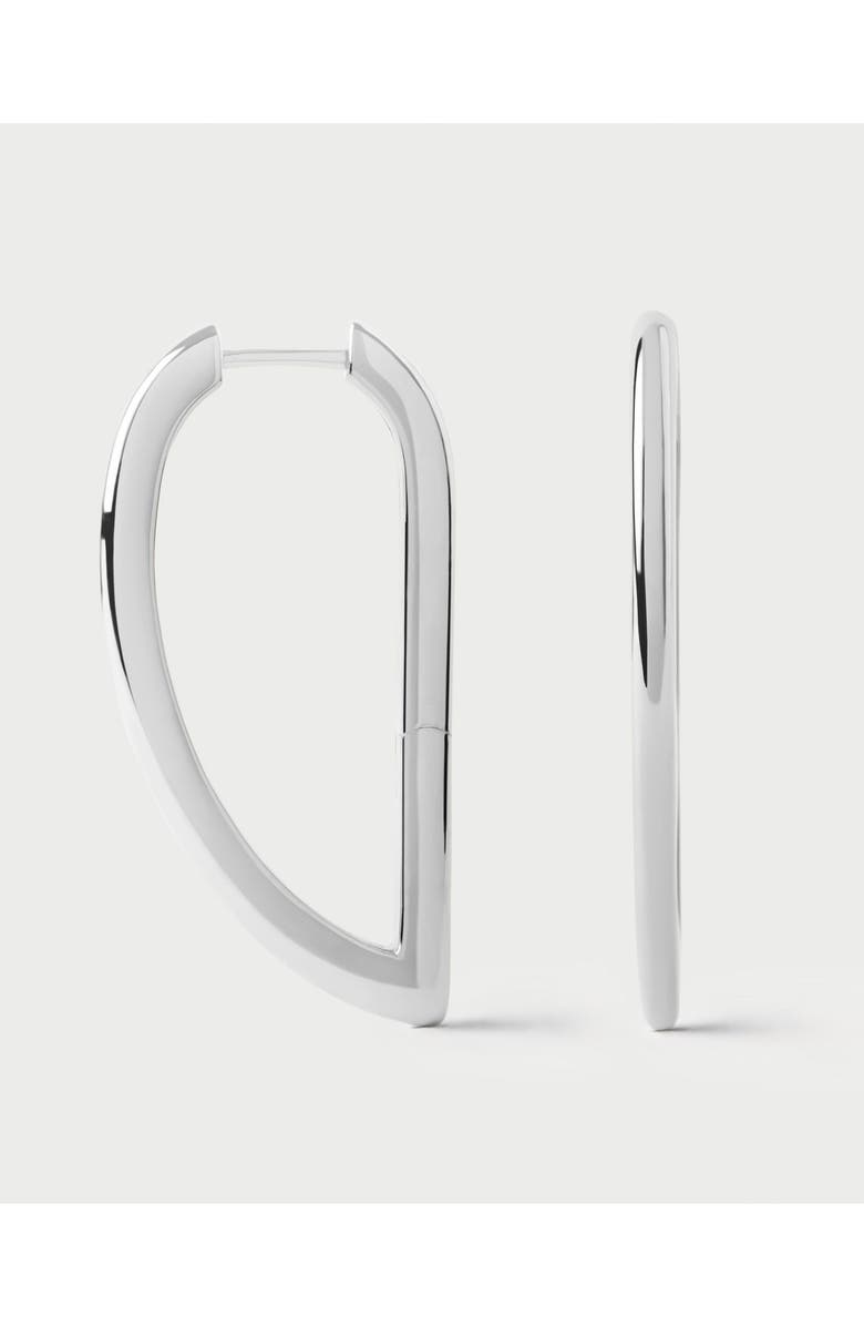 PDPAOLA Vento Hoops, Main, color, Silver